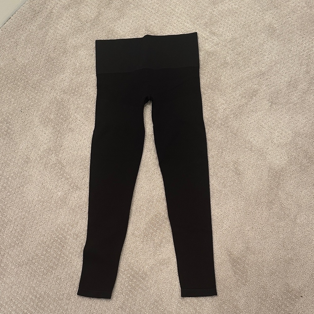 BLANQI Hipster Support Maternity Leggings, Large, Black